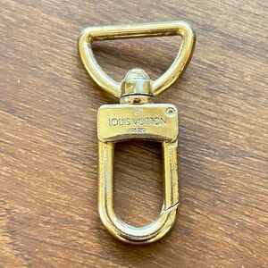 Authentic Louis Vuitton Large Size Brass Lobster End Clasp